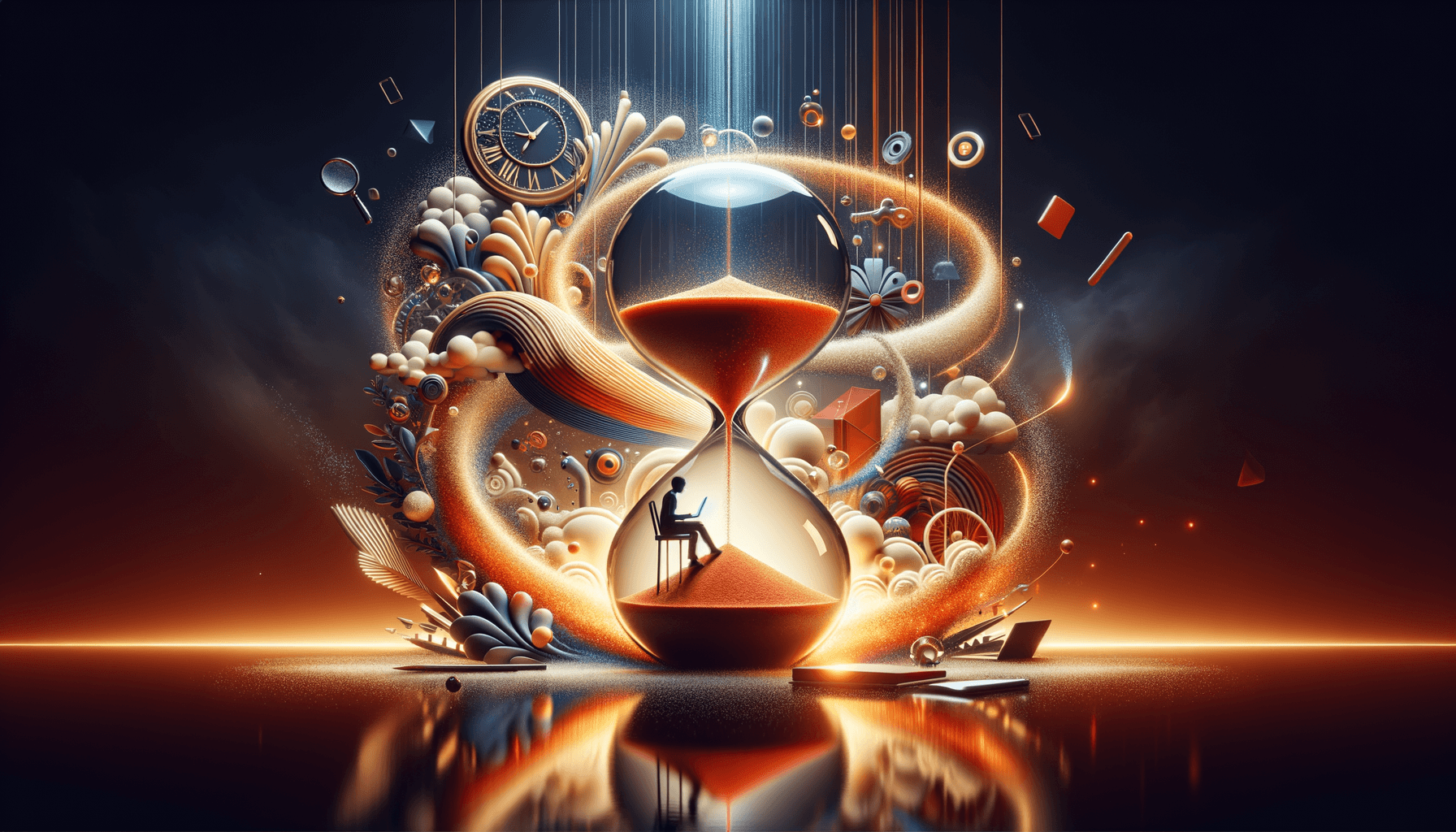 Illustration for Mastering Time Management as an Online Learner