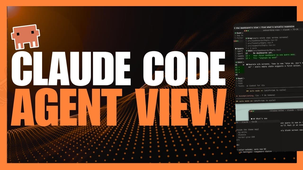 Claude Code Agent View IS INSANE! Huge New Update Introduces /goal, sessions, & More! - Summary, Key Takeaways & FAQ