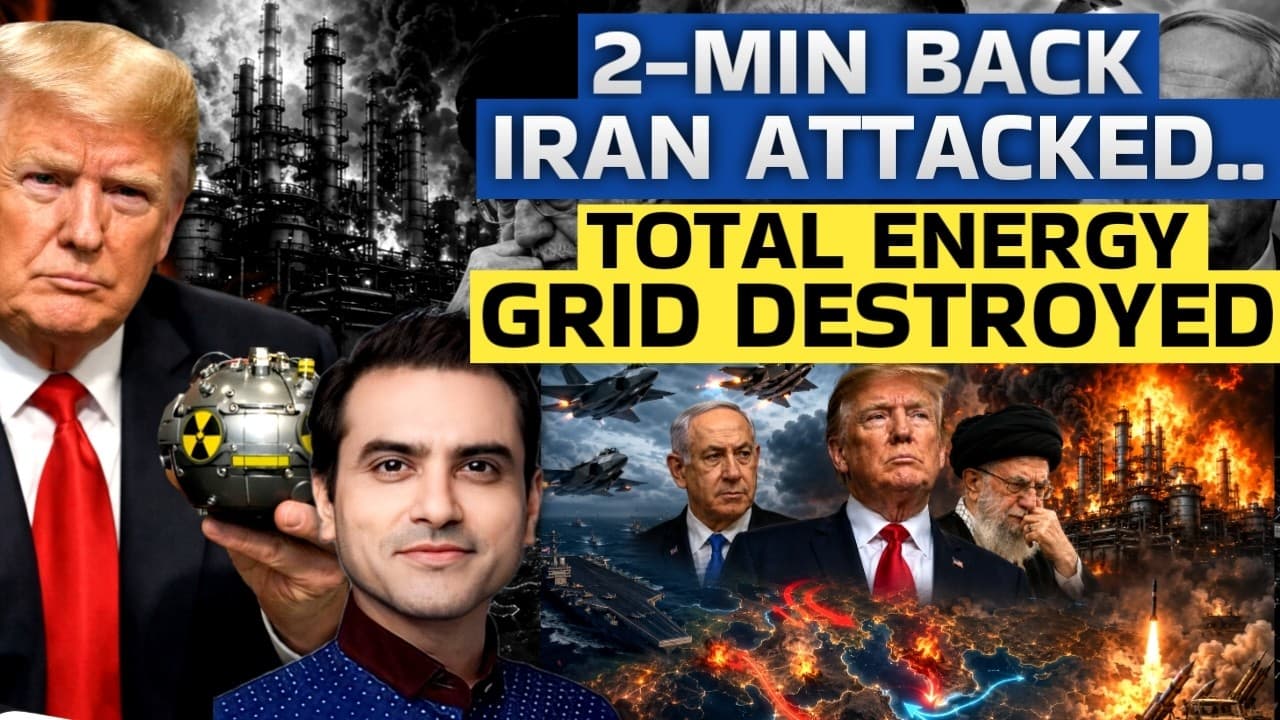 2-Min Back IRAN ATTACKED... TOTAL ENERGY GRID DESTROYED | CWSJ-3345 | Sumeet Jain - Strategic Shifts Unveiled