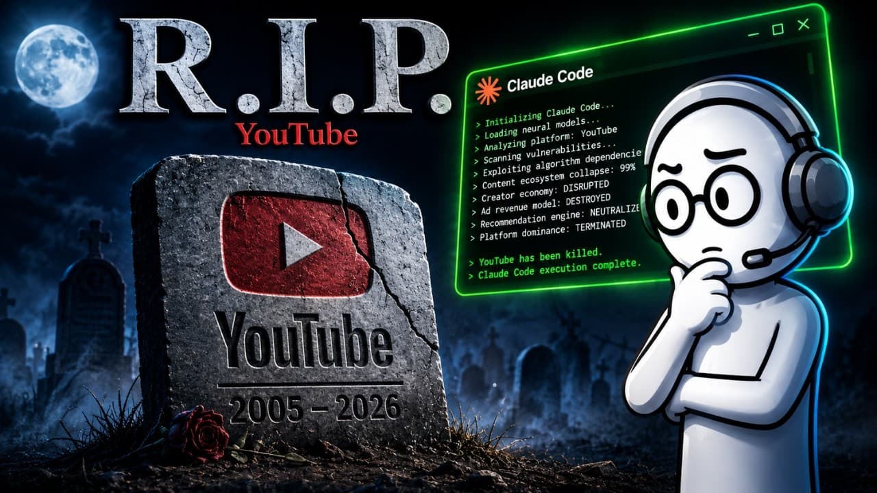Claude Code Just Killed YouTube (And Nobody's Ready) - Explained Simply