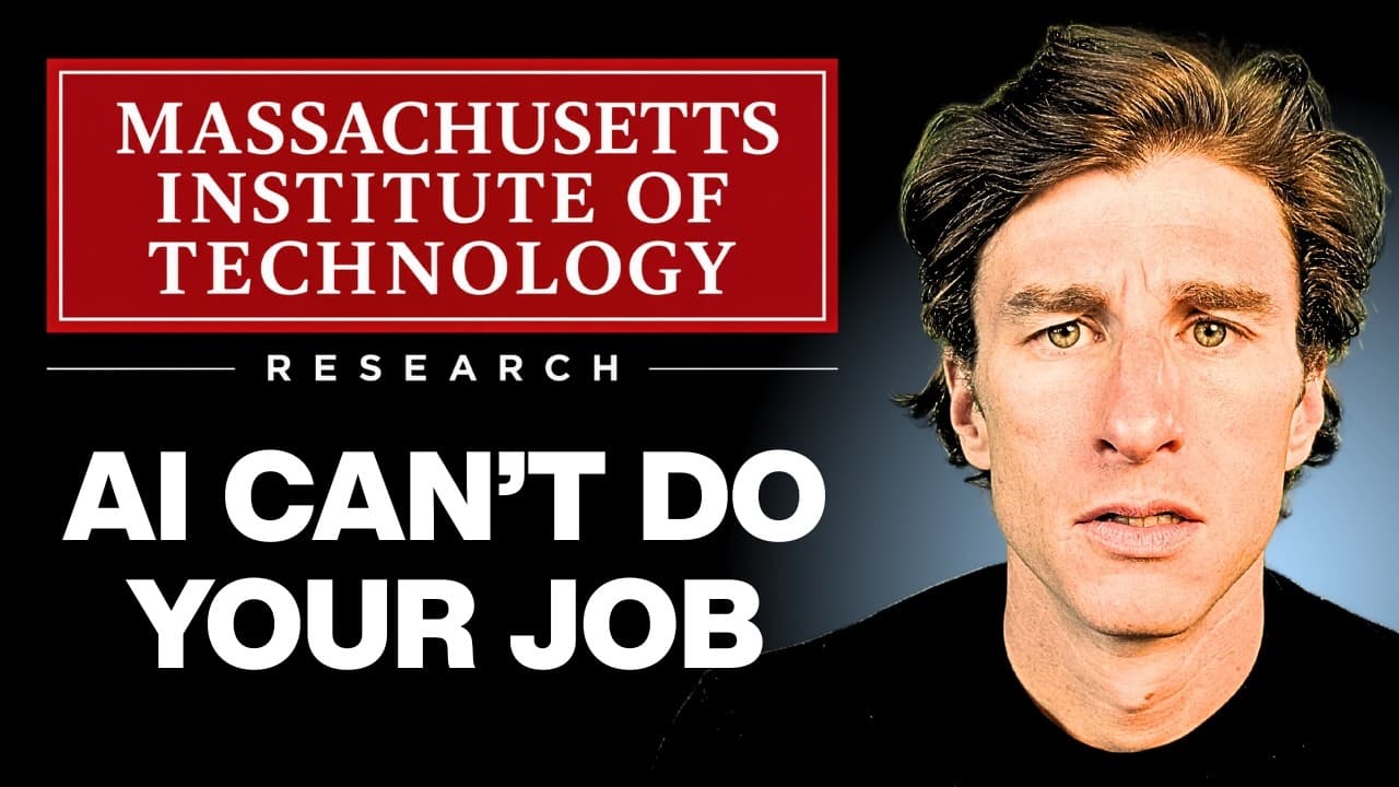 MIT Economist: AI Can't Do What They're Claiming - The Real Takeaway