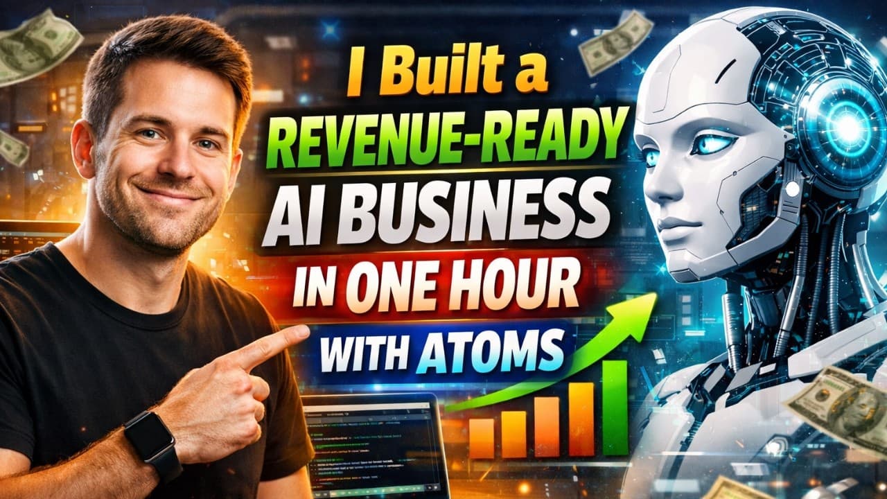 I Built a Revenue-Ready AI Business in One Hour with Atoms - Key Insights & Impact