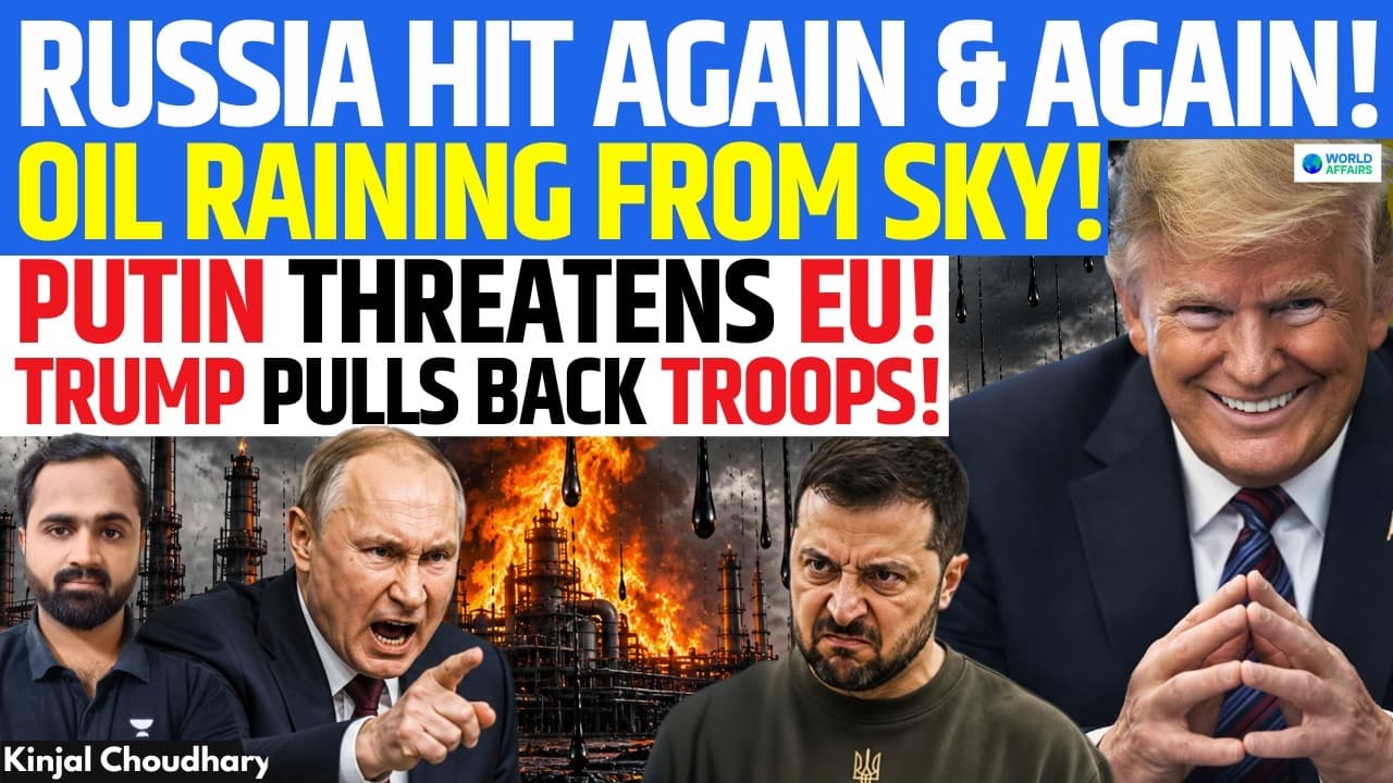 Ukraine Hits Russia 4 Times! Oil Rains From Sky - Putin Warns EU as US Steps Back | Kinjal - Summary, Key Takeaways & FAQ