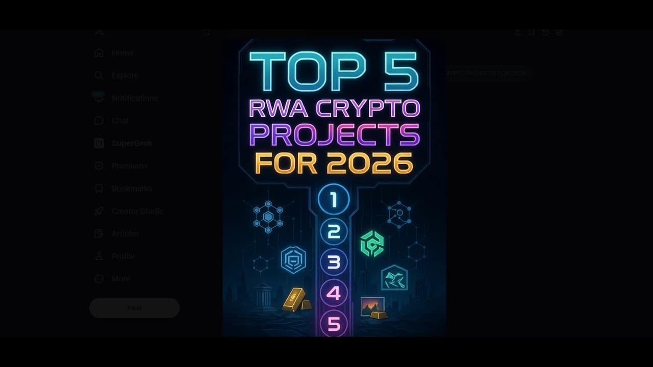 TOP 5 RWA CRYPTO PROJECTS FOR 2026! 🤑🔥 REAL WORLD ASSETS TOKENIZATION 🚀 - Summary, Key Takeaways & FAQ