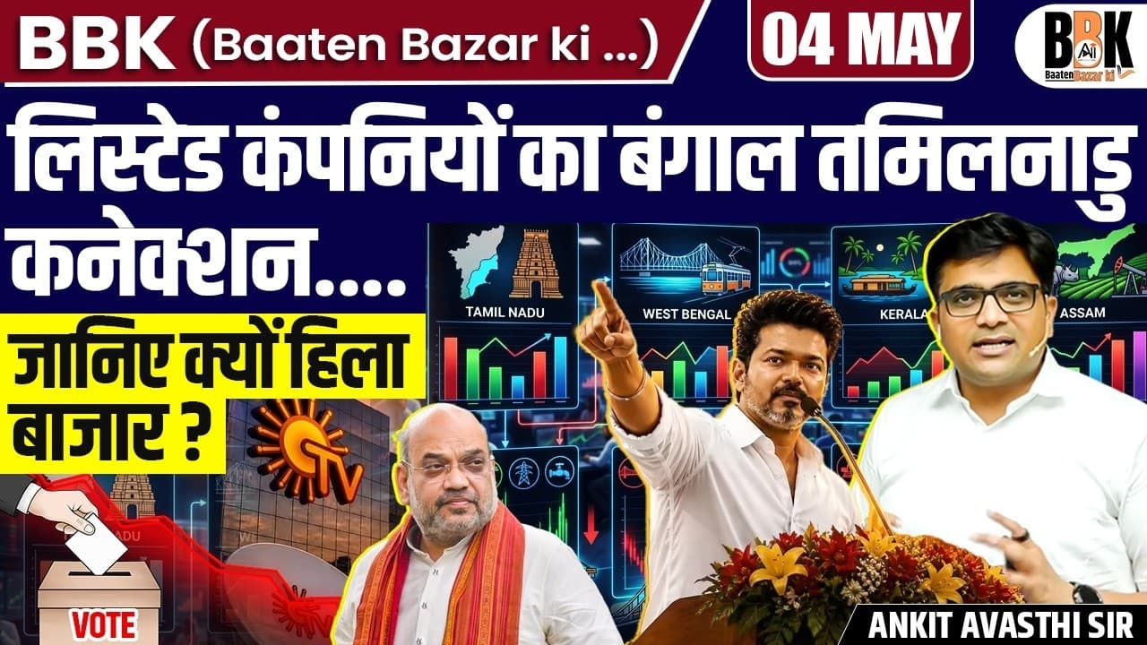 Markets React to Election Results: Bengal, Tamil Nadu Impact Explained | By Ankit Sir - Summary, Key Takeaways & FAQ