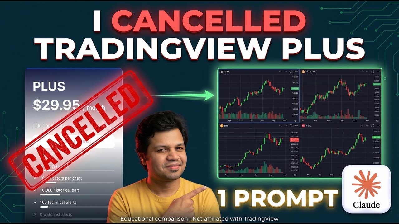 I Cancelled TradingView Plus After This 1 Claude Code Prompt | Multi Chart & Advanced Indicators - I Cancelled TradingView Plus After This 1 Claude Code Prompt - A Game-Changer?
