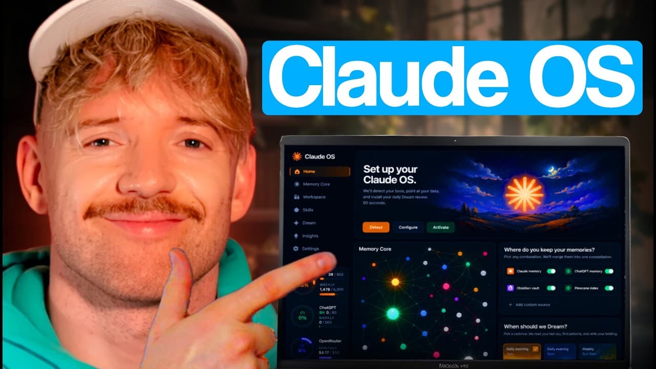 Claude Code Agentic OS… It self improves - Summary, Key Takeaways & FAQ