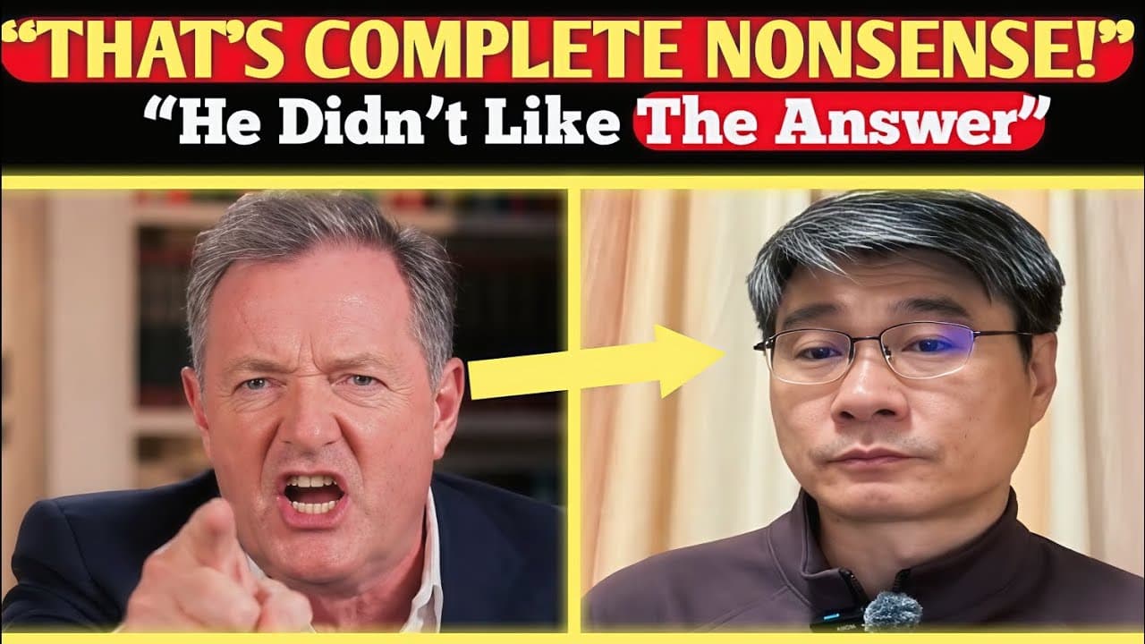 Piers Morgan Gets VISIBLY UNCOMFORTABLE During Heated Professor Jiang Interview! - Summary, Key Takeaways & FAQ