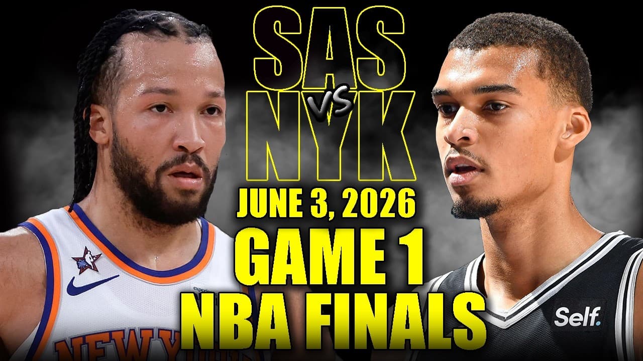 San Antonio Spurs vs New York Knicks Full Game 1 Highlights - June 3, 2026 | NBA Finals - San Antonio Spurs vs Knicks Highlights - Game 1 Drama