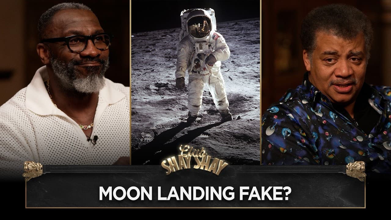 Moon Landing Fake? Neil deGrasse Tyson Answers! I CLUB SHAY SHAY - Truth Unveiled