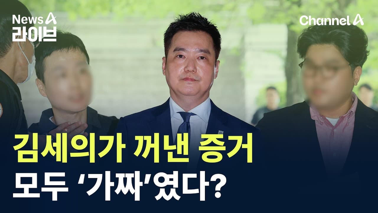 김세의가 꺼낸 증거, 모두 ‘가짜’였다? / 채널A / 뉴스A 라이브 - The Real Takeaway