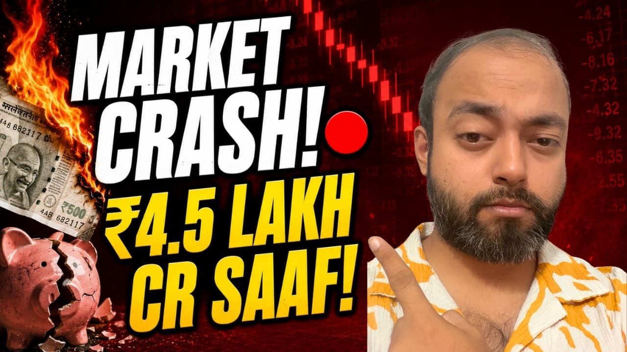 Market Crash Kyun Hua? 🔴 (The Harsh Truth) - Economic Impact Unveiled