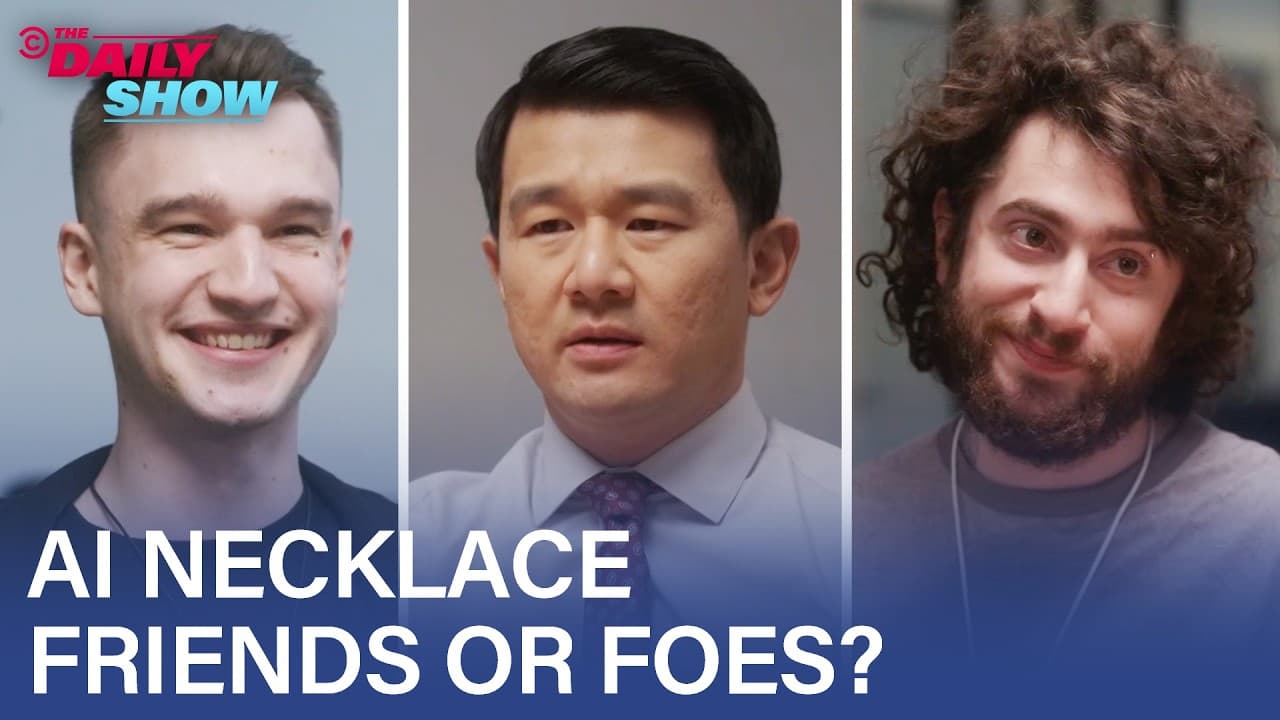 Are These Dueling AI Necklaces the Solution to Male Loneliness? Ronny Investigates | The Daily Show - Summary, Key Takeaways & FAQ