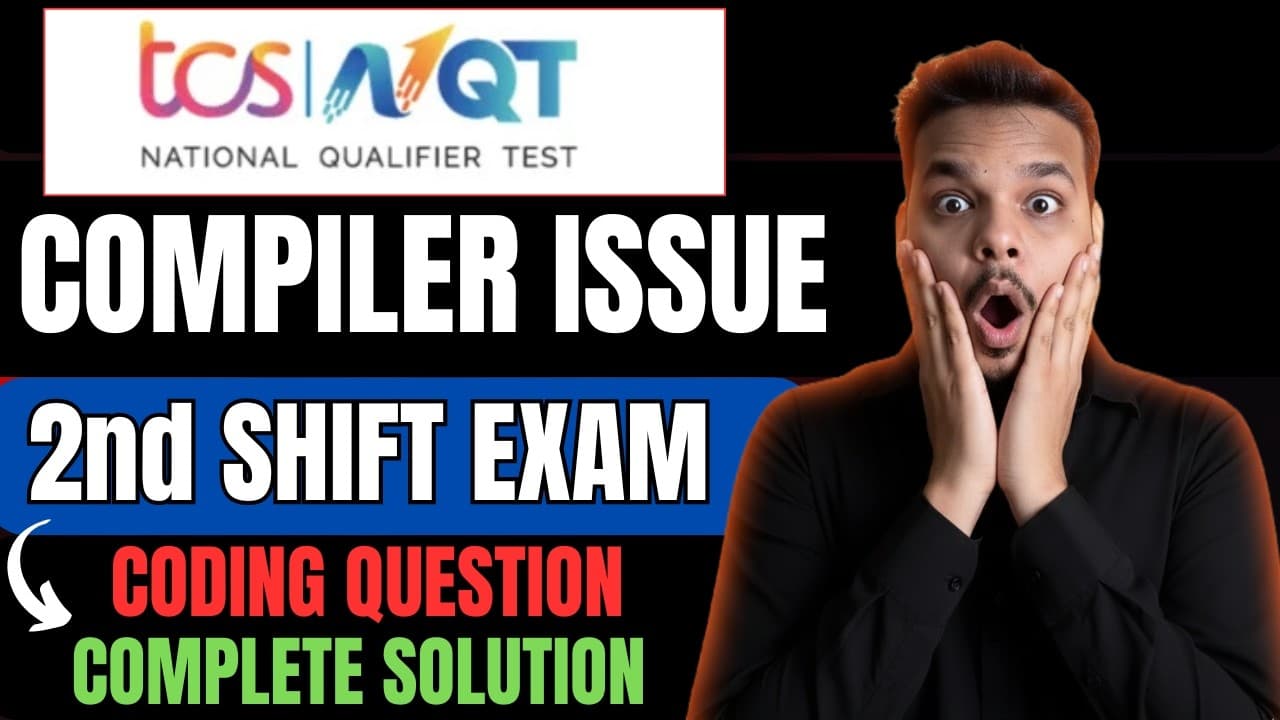 Compiler Issue or Not ? | TCS NQT 21st March Coding Question Solution | 2nd Shift | TCS Coding 2026 - Summary, Key Takeaways & FAQ