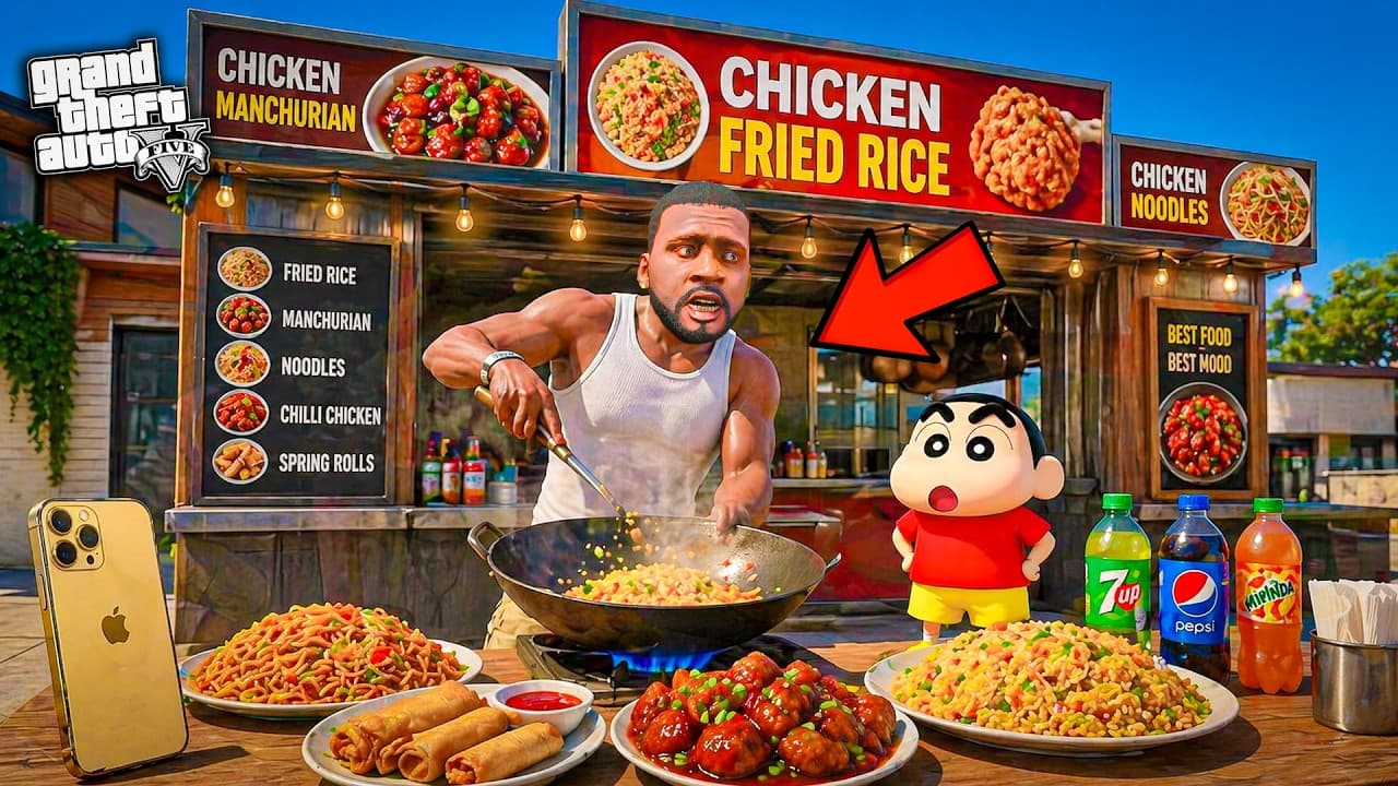GTA 5 Telugu: Shinchan & Franklin Start Fast Food Business in Los Santos in Roblox😮 - Summary, Key Takeaways & FAQ