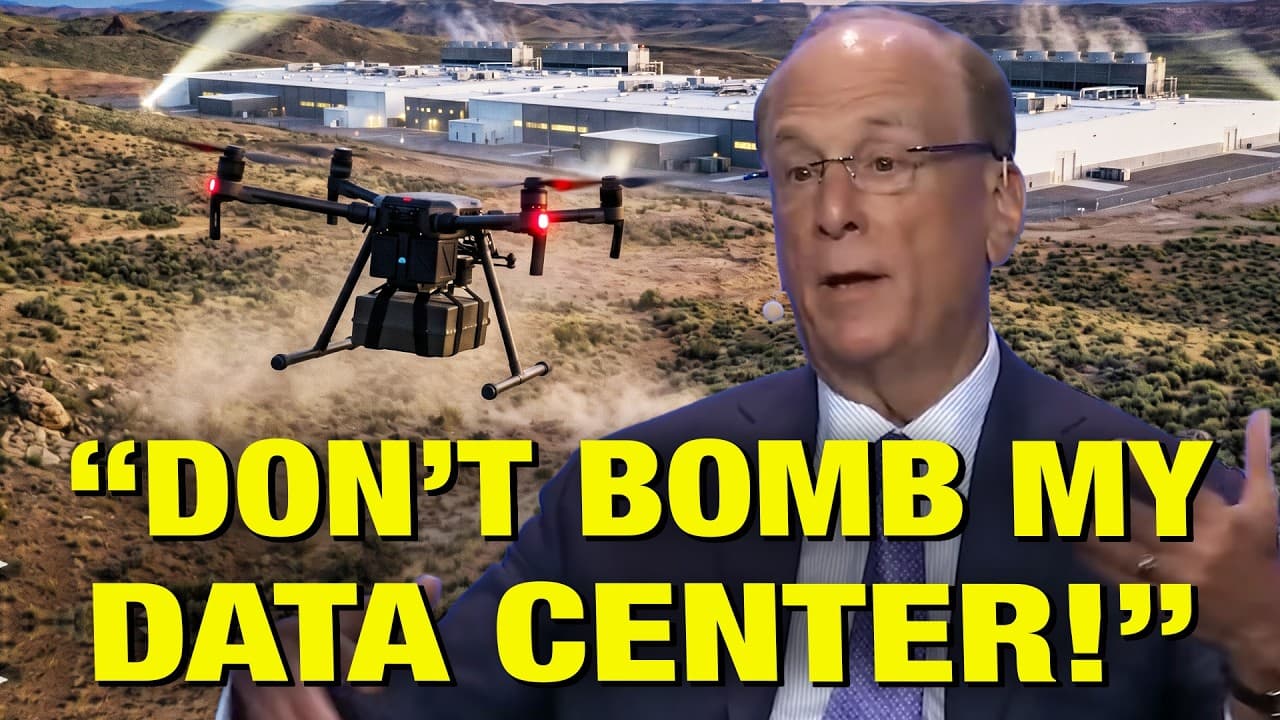 People Are Going To Drone Bomb Our Data Centers! Says Blackrock CEO Larry Fink - Unmasking Fears