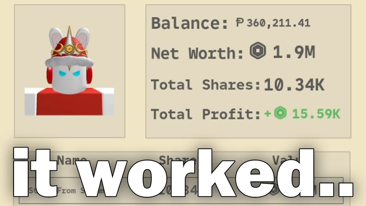 I Made REAL ROBUX From This Roblox Game That Lets You Invest! - Summary, Key Takeaways & FAQ