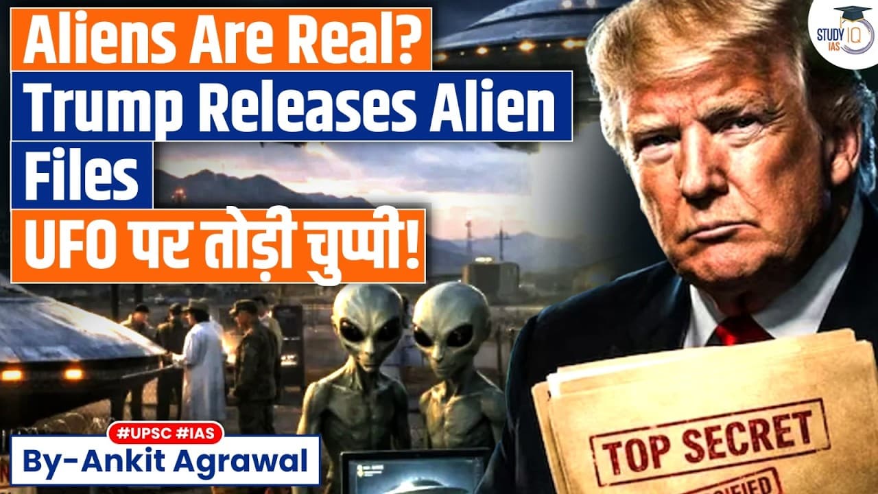 US Releases Fresh UFO Evidence After Years Of Secrecy | Ankit Agrawal Study IQ - Summary & Key Insights