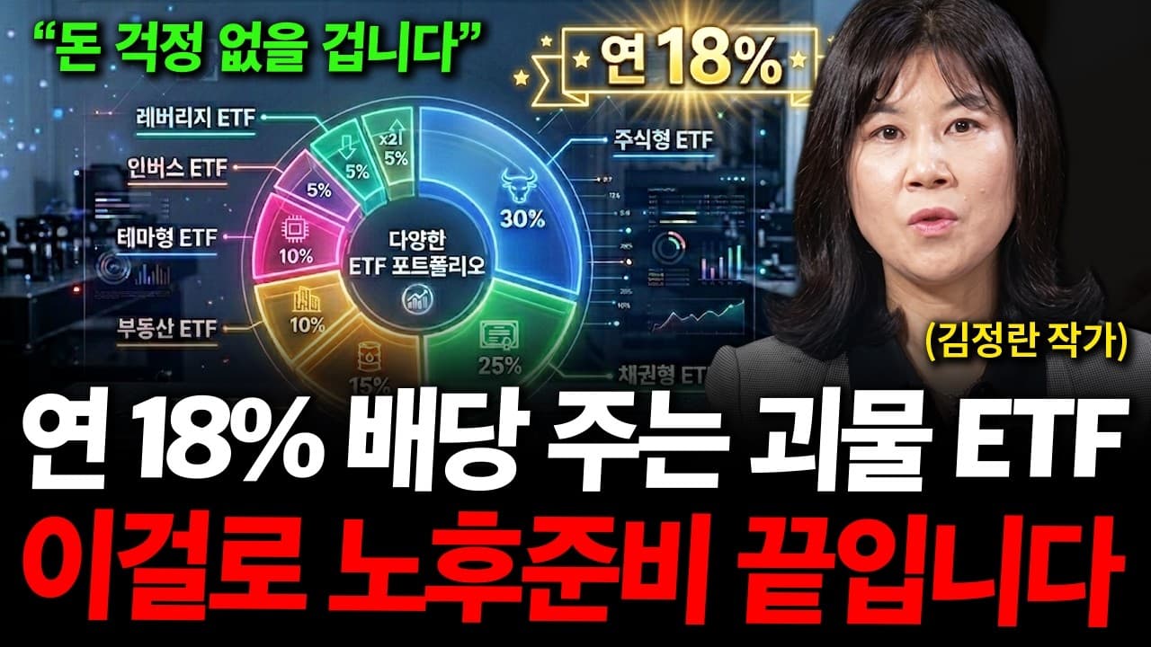 "연 18% 배당 주는 괴물 ETF 등장" 월배당 ETF는 '이렇게' 하세요. 앞으로 10배는 오를 겁니다. ( 김정란 작가 ) - Summary, Key Takeaways & FAQ
